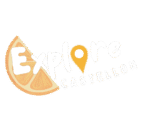 Logo of Explore Castellon in White